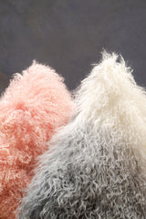 Orsina Square Cushion in soft pink and white textures for stylish home decor