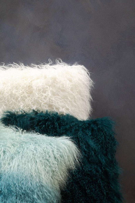 Orsina Square Cushion in Soft Textured Fabric with Premium Furry Design for Stylish Home Decor