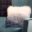 Orsina Square Cushion in soft faux fur with a gradient colour design for stylish home decor