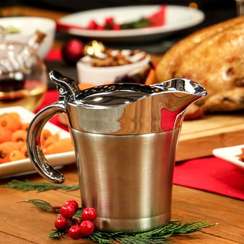 Stainless Steel Gravy Boat - 500ml | M&W Maison & White