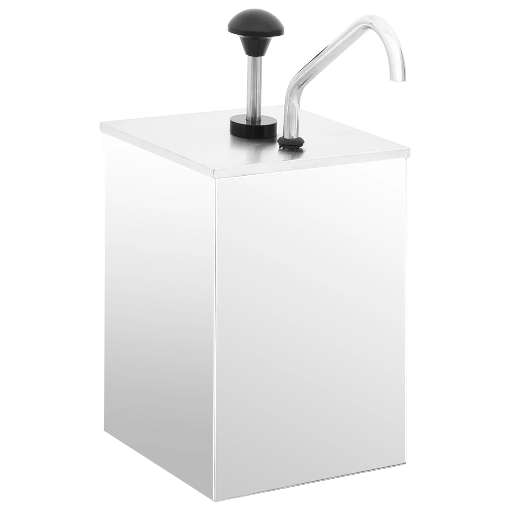 vidaXL Sauce Dispenser Stainless Steel 3.5 L vidaXL