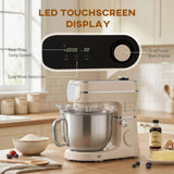 Wise Galleria Stand Mixer with LED Touchscreen Display for Easy Cooking and Baking Control
