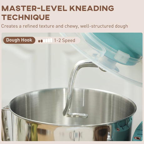 Wise Galleria Stand Mixer with dough hook for master-level kneading technique