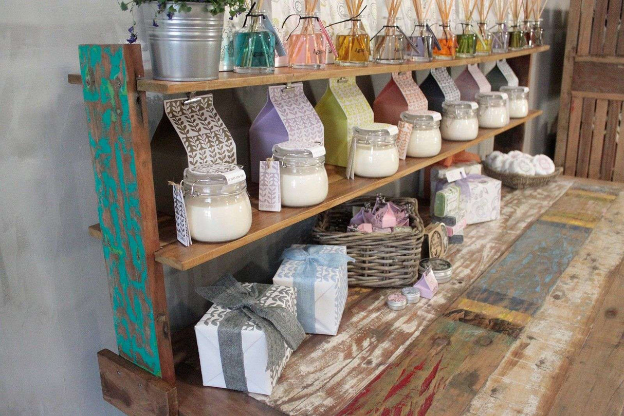 A&C 2.2m Standard Table with top shelf AW-Dropship