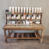 A&C 1.8m Standard Table with top shelf AW-Dropship