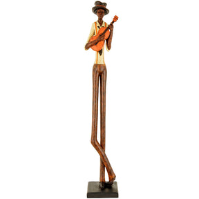 Shades 4 Seasons Standing Jazz Band Figurine Ornament BROWN RESIN Shades 4 Seasons
