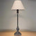 Shades 4 Seasons Stem Table Lamp with Beige Shade BROWN METAL Shades 4 Seasons