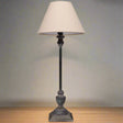 Shades 4 Seasons Stem Table Lamp with Beige Shade BROWN METAL Shades 4 Seasons