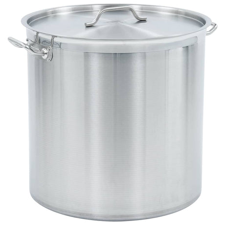 vidaXL Stock Pot 26 L 32x32 cm Stainless Steel vidaXL