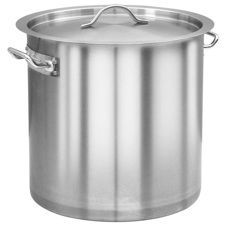 vidaXL Stock Pot 26 L 32x32 cm Stainless Steel vidaXL