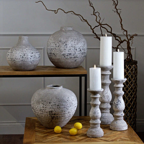 Shades 4 Seasons Stone Ceramic Vase - Stylish Home Decor Shades 4 Seasons