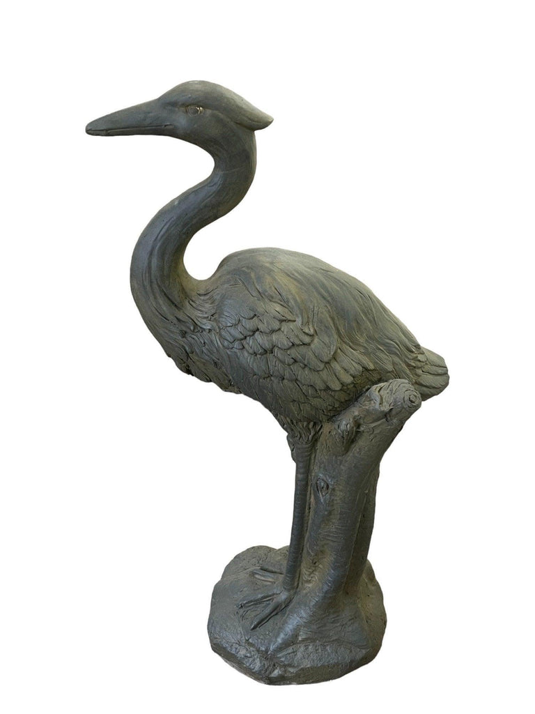 Stone Effect Grey Heron Statue Geko Products