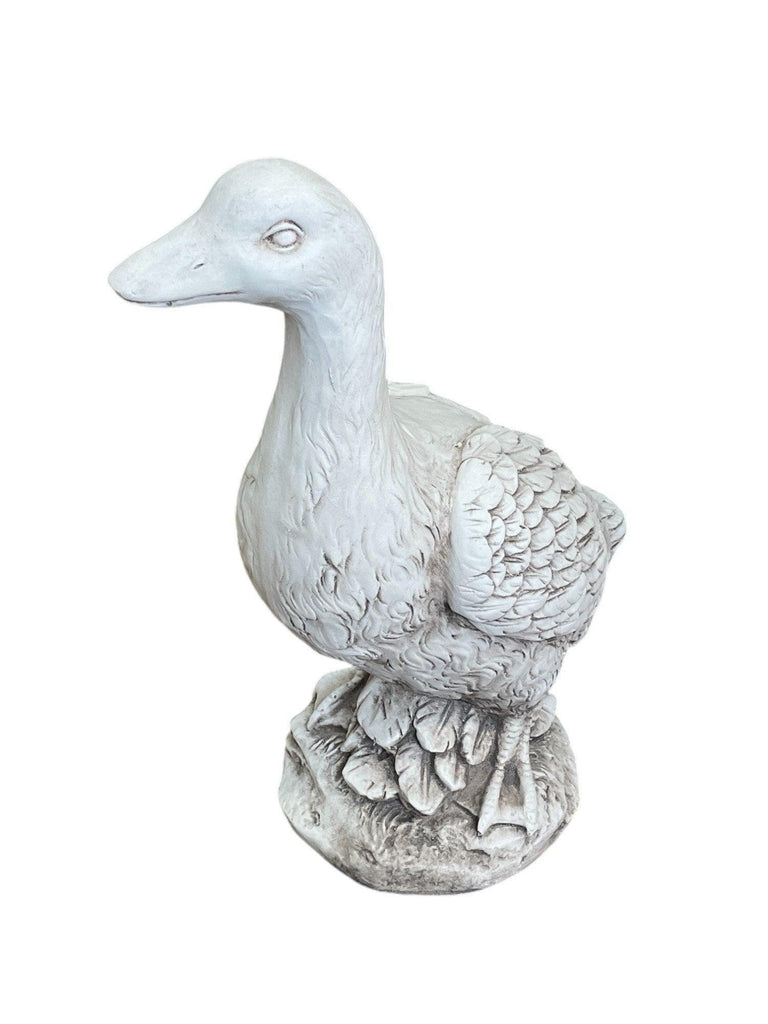 Stone Effect White Duck Statue Geko Products