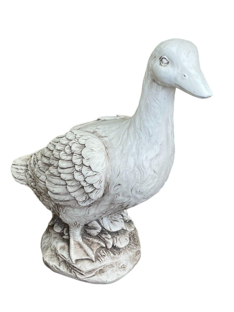 Stone Effect White Duck Statue Geko Products