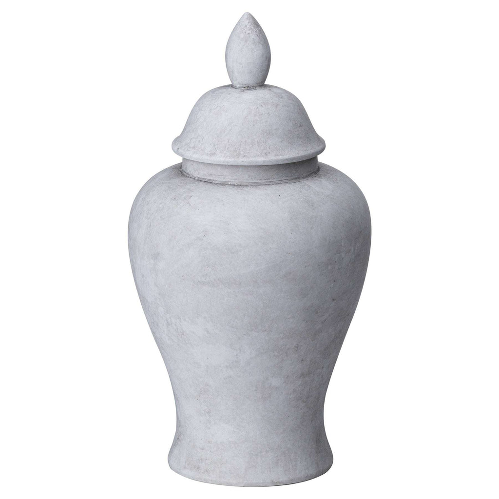 Shades 4 Seasons Stone Ginger Jar Decorative Ornament STONE CERAMIC Shades 4 Seasons