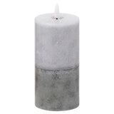 Luxe Collection Natural Glow 3x6 Stone LED Candle STONE PLASTIC Shades 4 Seasons