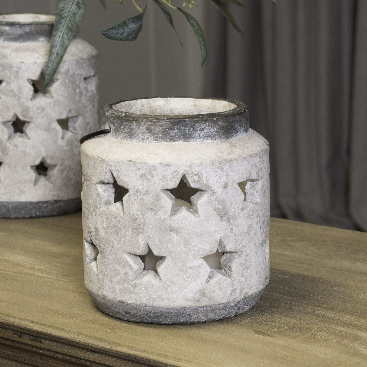 Shades 4 Seasons Stone Star Lantern Candle Holder Shades 4 Seasons