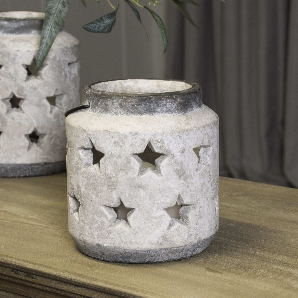Shades 4 Seasons Stone Star Lantern Candle Holder Shades 4 Seasons