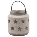 Shades 4 Seasons Stone Star Lantern Candle Holder STONE CERAMIC Shades 4 Seasons