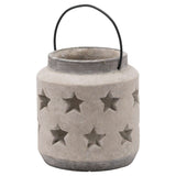 Shades 4 Seasons Stone Star Lantern Candle Holder STONE CERAMIC Shades 4 Seasons
