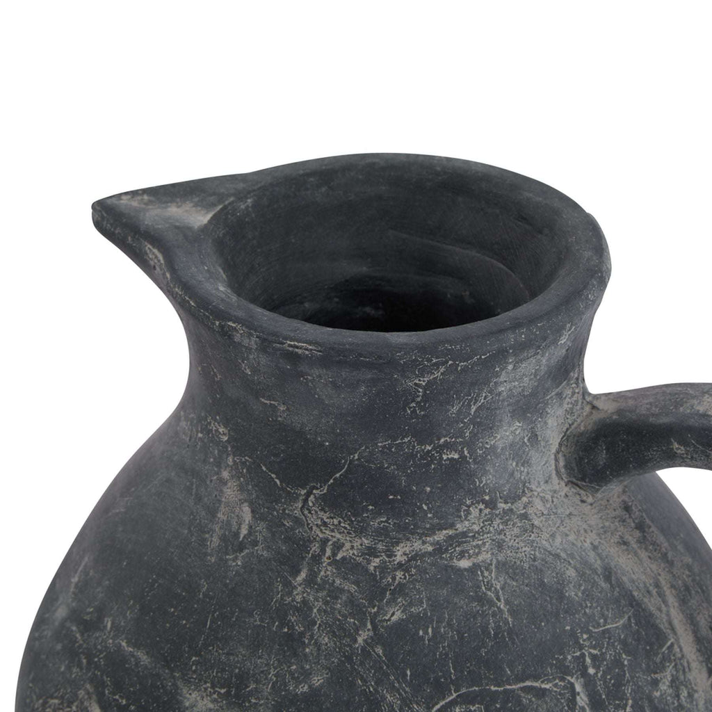 Shades 4 Seasons Amalfi Grey Jug - Rustic Stoneware Pitcher Shades 4 Seasons