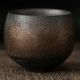 Nisu Home Stoneware Mug in a rustic brown finish, perfect for warm beverages