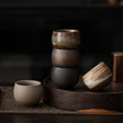 Nisu Home Stoneware Mug Set with Unique Textures and Earthy Tones for Coffee and Tea