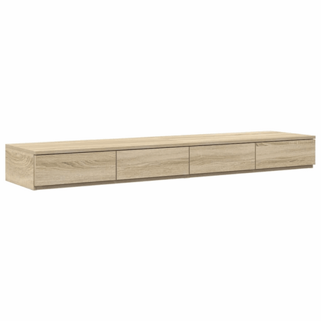 vidaXL Storage Bed Frame with Drawer Sonoma Oak 236.5 x 150 x 31.5 cm vidaXL