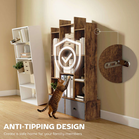 Wise Galleria Storage Unit with anti-tipping design for safety and organisation in any room