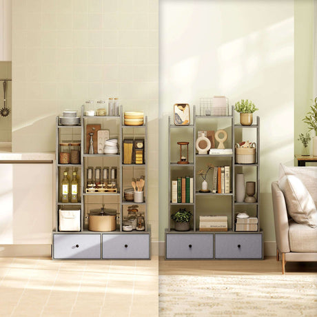 Modern storage unit by Wise Galleria with shelves for kitchen and living room organisation