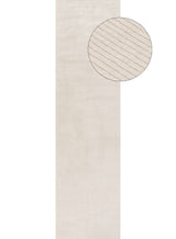 Soft Textured Striped Rug in Neutral Tones for Modern Home Decor