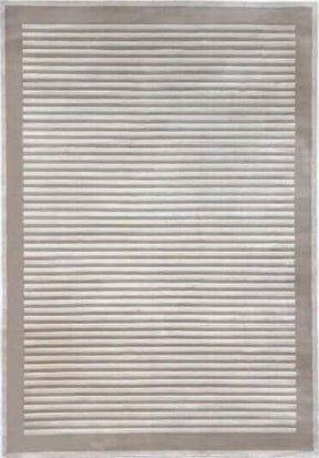 Neutral Striped Rug from The Rugs with a modern design and textured surface for stylish decor