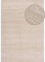 Elegant Striped Rug in neutral tones with a soft texture for modern interiors