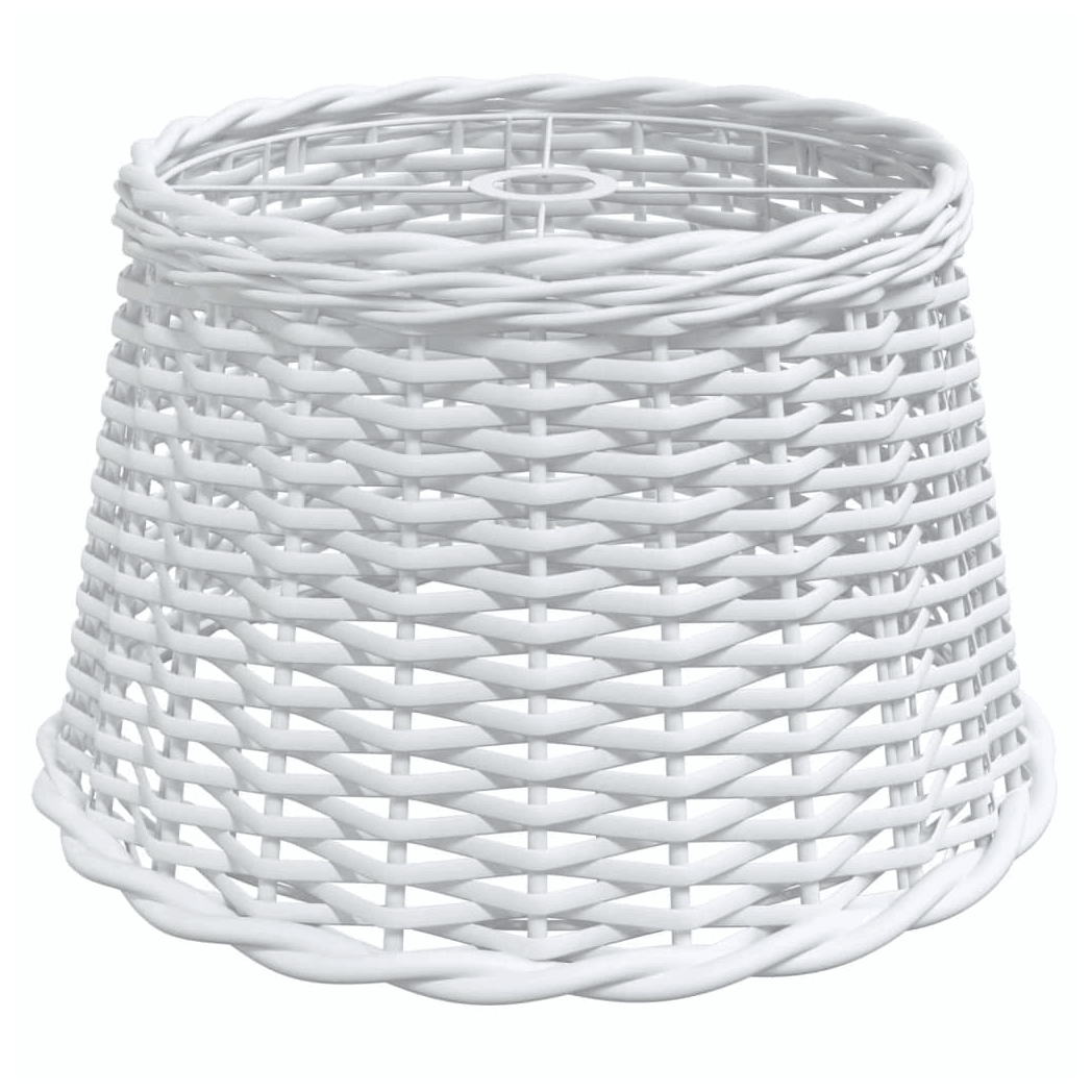 vidaXL White Woven Lampshade for a Stylish and Elegant Lighting Solution