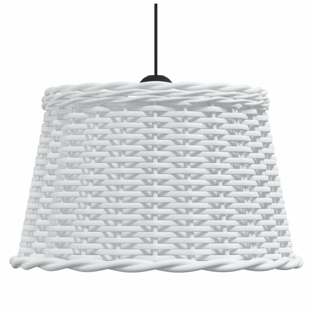VidaXL White Woven Lampshade for a Stylish and Modern Lighting Solution