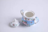 Charming floral pattern sugar bowl from London Boutique Lifestyle with a lid and elegant design