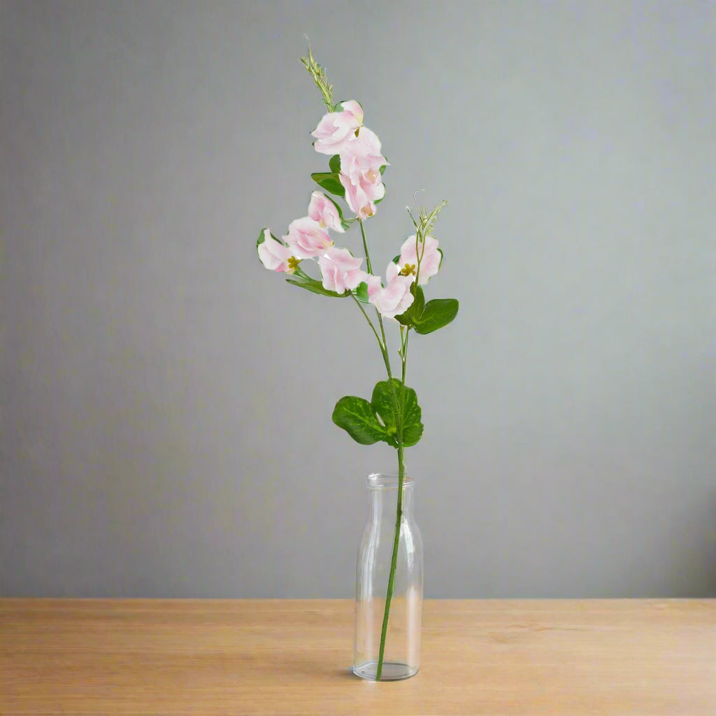 The Natural Garden Collection Pale Pink Sweetpea Stem PINK PLASTIC Shades 4 Seasons