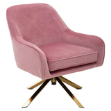 Orsina Stylish Pink Avery Swivel Chair Orsina