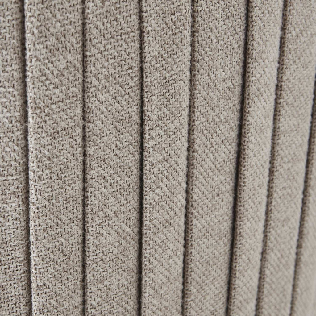 Lily Swivel Ottoman In Oatmeal Twill Shades 4 Seasons