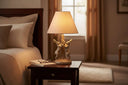 Decorative Table Lamp featuring rabbit designs, ideal for bedroom or living room decor