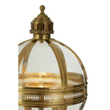 Orsina Elegant Table Lamp with Glass Dome and Decorative Brass Finishes