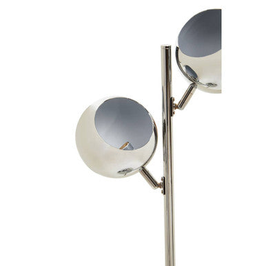 Orsina Table Lamp with a sleek chrome design and adjustable round shade for modern interiors