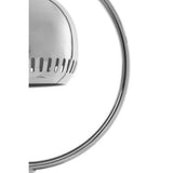 Orsina Table Lamp with a sleek chrome design and contemporary circular frame