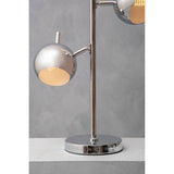 Orsina Modern Chrome Table Lamp with Adjustable Shades for Stylish Lighting