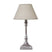 Antia Stem Table Lamp With Linen Shade WHITE WOOD Shades 4 Seasons