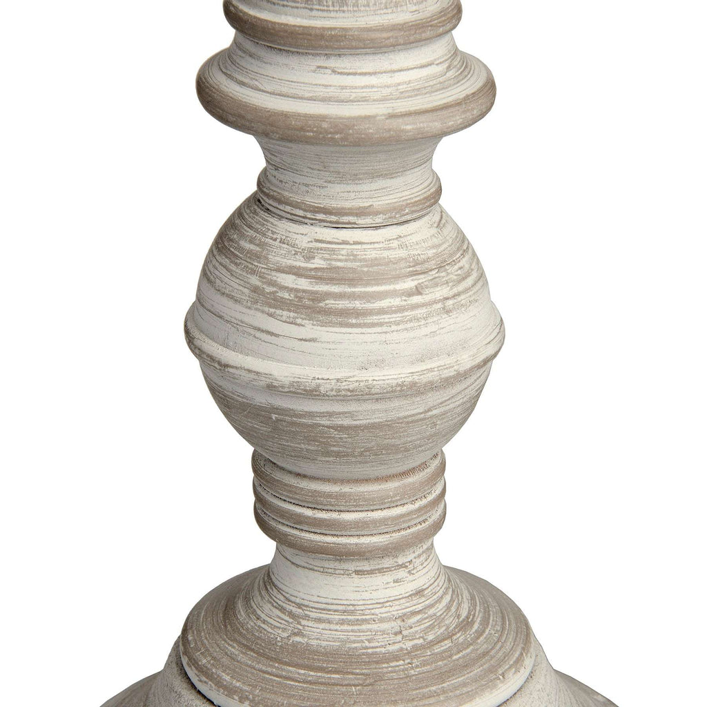 Shades 4 Seasons Rustic White Wood Table Lamp Shades 4 Seasons