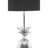 Orsina Table Lamp with Pineapple Base and Black Shade for Stylish Home Decor