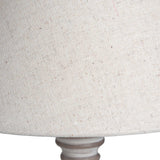 Shades 4 Seasons Classic Wooden Table Lamp with Linen Shade Shades 4 Seasons