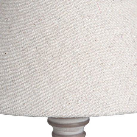 Shades 4 Seasons Classic Wooden Table Lamp with Linen Shade Shades 4 Seasons