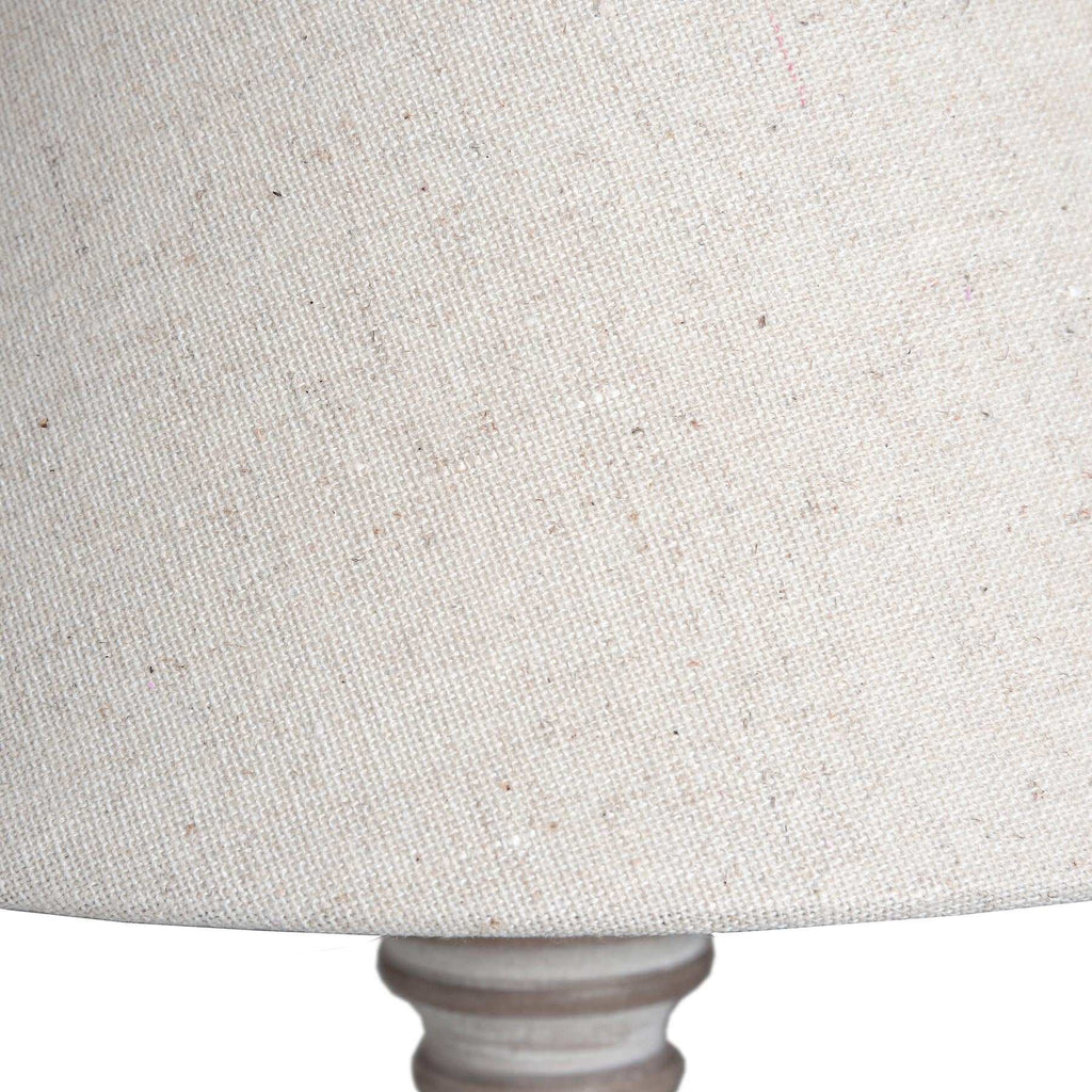 Shades 4 Seasons Classic Wooden Table Lamp with Linen Shade Shades 4 Seasons